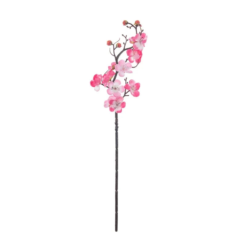 Artificial Plum and Peach Blossom Silk Flowers