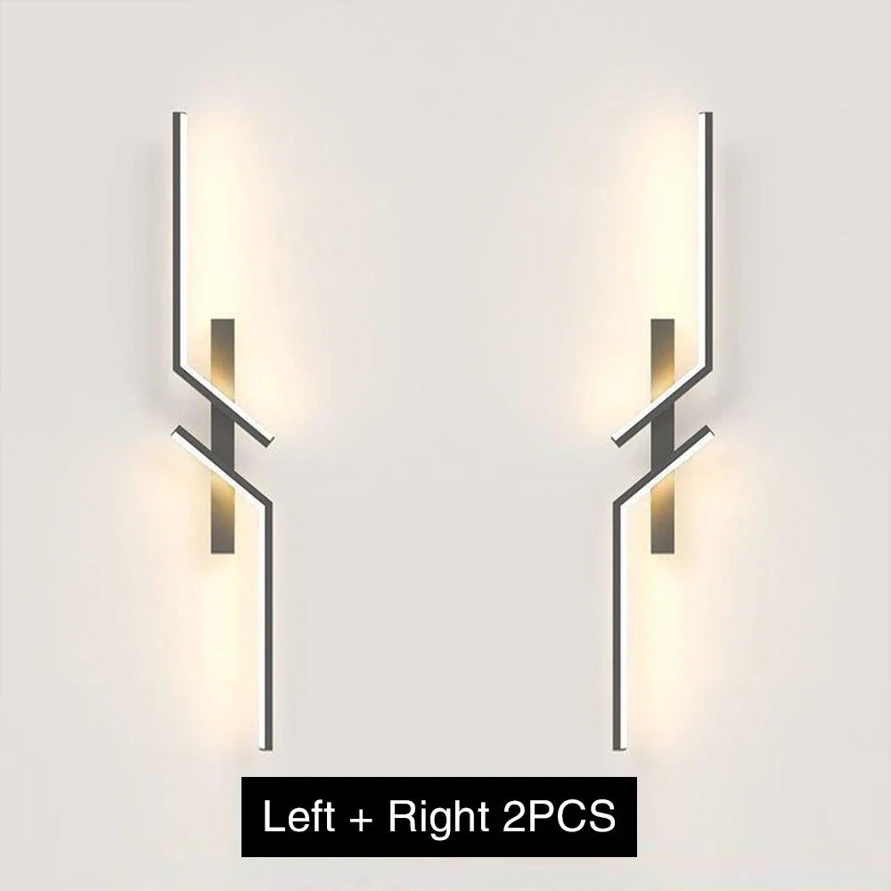 Modern LED Wall Lamp with Remote