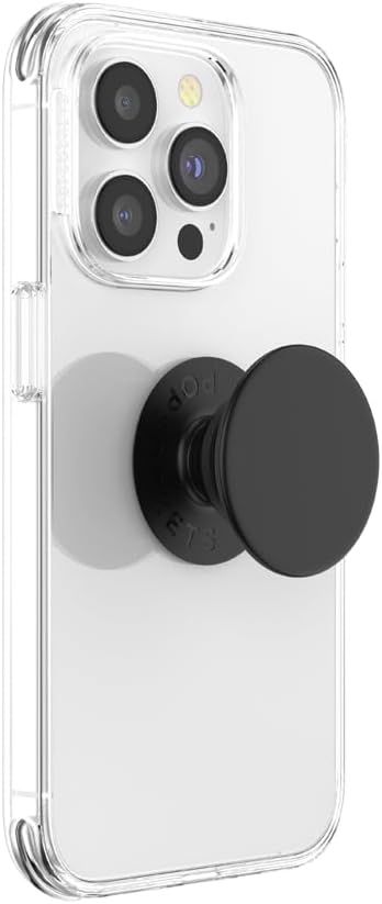PopSockets Adhesive Phone Grip, Holder- Black