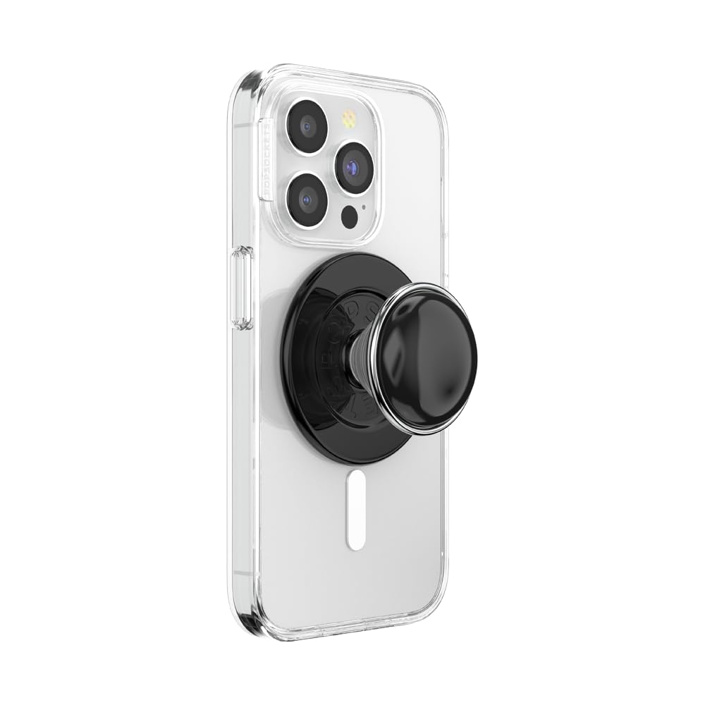 PopSockets Adhesive Phone Grip, Holder- Black