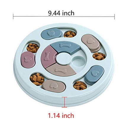 Interactive Dog Treat Puzzle Toy for Mental Stimulation and Slow Feeding
