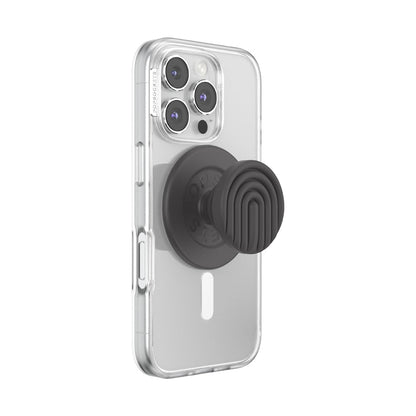 PopSockets Adhesive Phone Grip, Holder- Black