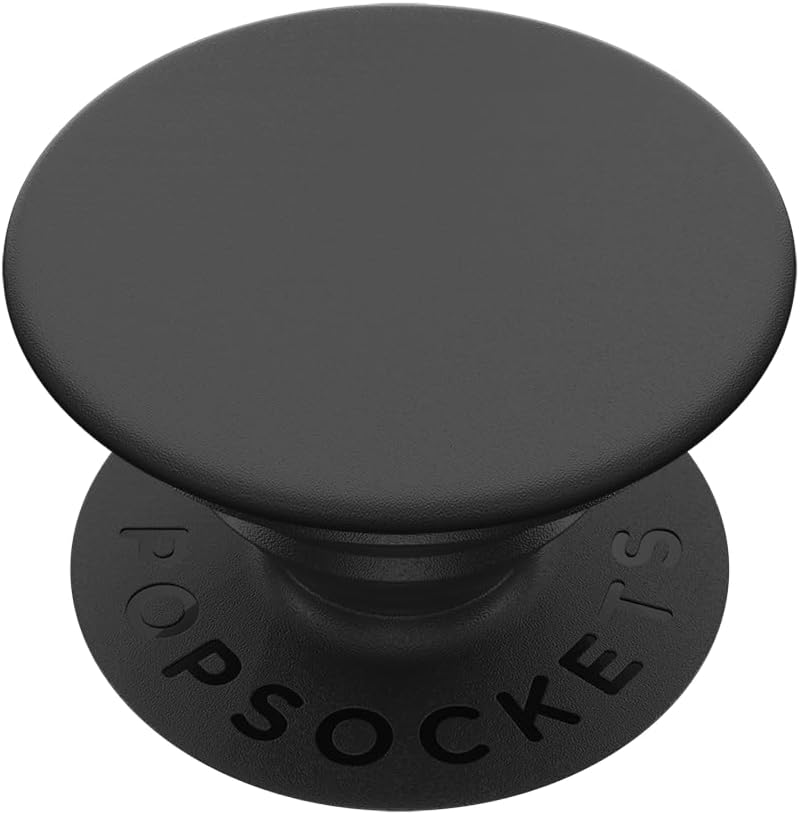 PopSockets Adhesive Phone Grip, Holder- Black