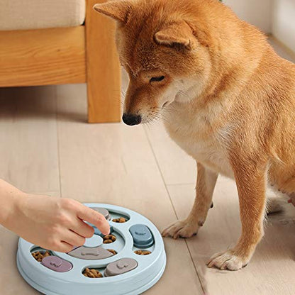 Interactive Dog Treat Puzzle Toy for Mental Stimulation and Slow Feeding