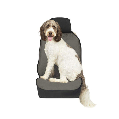 PetSafe Happy Ride Quilted Dog Car Seat Cover, Hammock, Black | Dog Hammock Seat Cover for Car, Scratch-Resistant Quilted, 4 Adjustable Headrest Straps, Nonslip Backing, Machine Washable