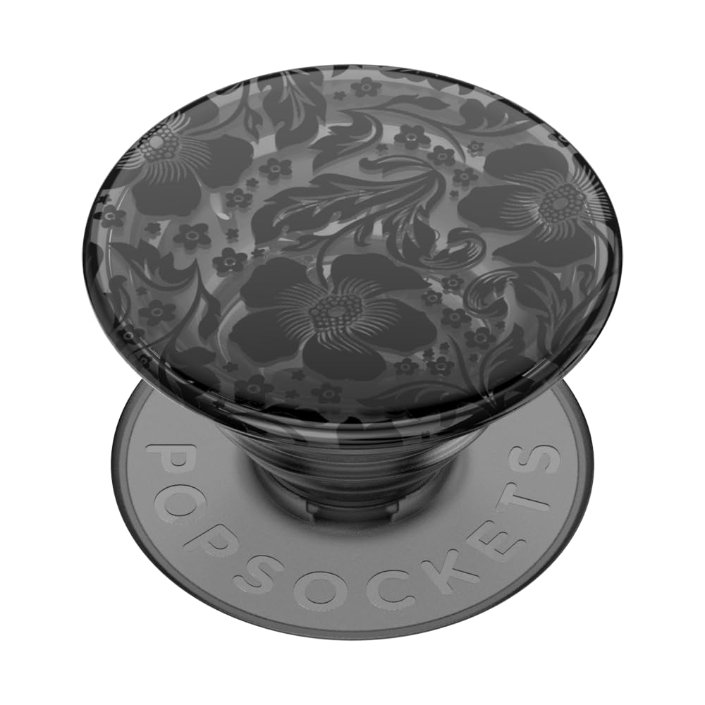 PopSockets Adhesive Phone Grip, Holder- Black