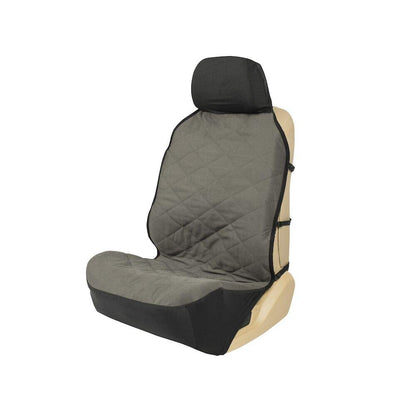 PetSafe Happy Ride Quilted Dog Car Seat Cover, Hammock, Black | Dog Hammock Seat Cover for Car, Scratch-Resistant Quilted, 4 Adjustable Headrest Straps, Nonslip Backing, Machine Washable