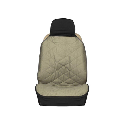 PetSafe Happy Ride Quilted Dog Car Seat Cover, Hammock, Black | Dog Hammock Seat Cover for Car, Scratch-Resistant Quilted, 4 Adjustable Headrest Straps, Nonslip Backing, Machine Washable
