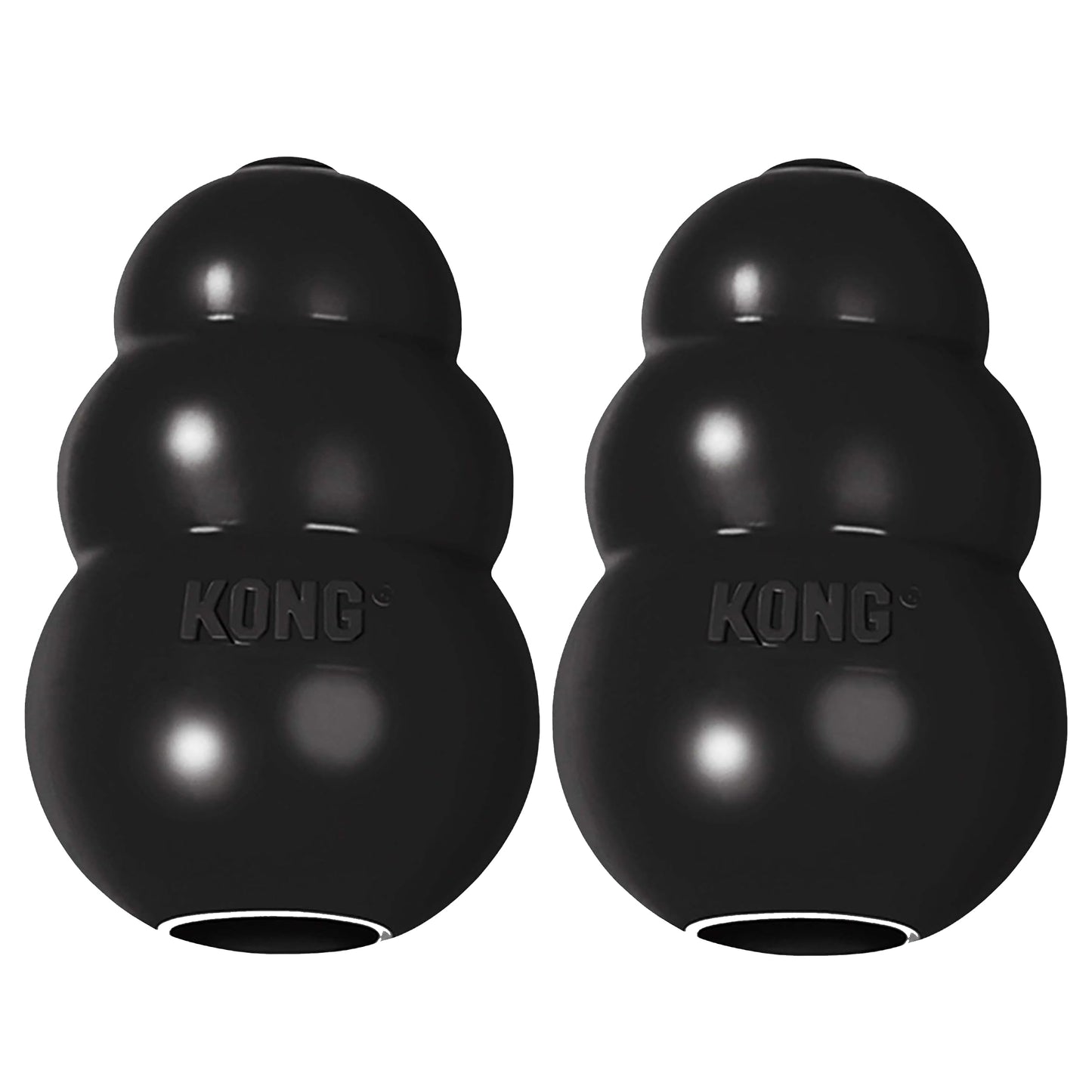 KONG Extreme Dog Toy, Durable Natural Rubber Chew, for Large Dogs | Treat-Filling Chew & Fetch Toy with Erratic Bounce, Made from KONG's Most Durable Natural Rubber for Power Chewers