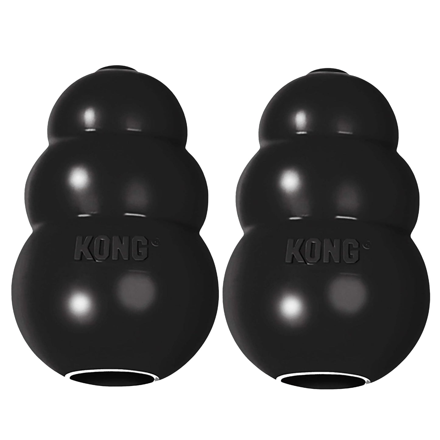 KONG Extreme Dog Toy, Durable Natural Rubber Chew, for Large Dogs | Treat-Filling Chew & Fetch Toy with Erratic Bounce, Made from KONG's Most Durable Natural Rubber for Power Chewers