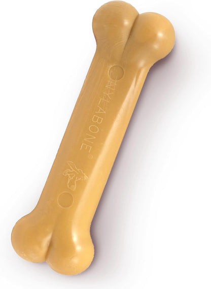 Nylabone Power Chew Original Bone Dog Chew Toy, Original Flavor, Medium | Durable chew toys, long lasting, flavor throughout, discourages destructive chewing, keeps dogs busy, for dogs up to 35 lbs