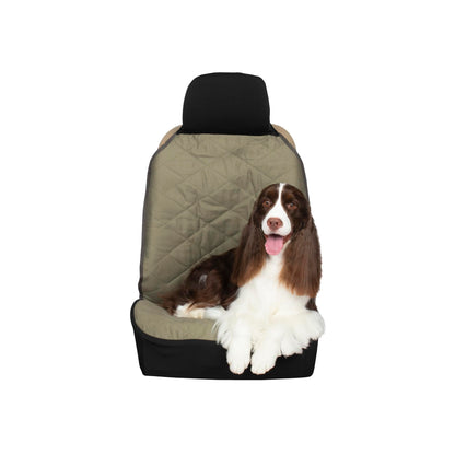 PetSafe Happy Ride Quilted Dog Car Seat Cover, Hammock, Black | Dog Hammock Seat Cover for Car, Scratch-Resistant Quilted, 4 Adjustable Headrest Straps, Nonslip Backing, Machine Washable