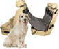PetSafe Happy Ride Quilted Dog Car Seat Cover, Hammock, Black | Dog Hammock Seat Cover for Car, Scratch-Resistant Quilted, 4 Adjustable Headrest Straps, Nonslip Backing, Machine Washable