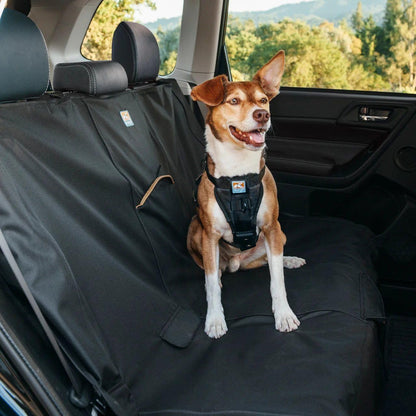 Kurgo Rover Hammock Seat Cover, Black, 55" Wide | Protects Seats from Muddy Paws & Pet Hair, Water & Stain Resistant, Secure Fit, Passenger-Friendly Opening, For Cars & SUVs