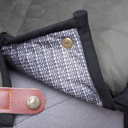 PetSafe Happy Ride Quilted Dog Car Seat Cover, Hammock, Black | Dog Hammock Seat Cover for Car, Scratch-Resistant Quilted, 4 Adjustable Headrest Straps, Nonslip Backing, Machine Washable
