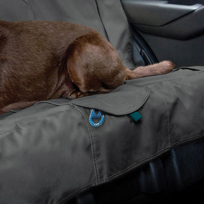 Kurgo Rover Hammock Seat Cover, Black, 55" Wide | Protects Seats from Muddy Paws & Pet Hair, Water & Stain Resistant, Secure Fit, Passenger-Friendly Opening, For Cars & SUVs