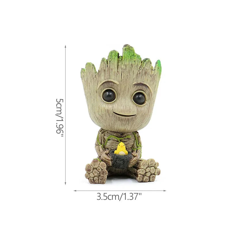 Mini Groot Figurine Decor