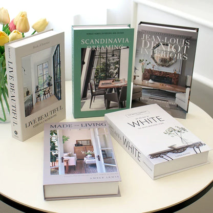 Luxury Fake Book Storage Box