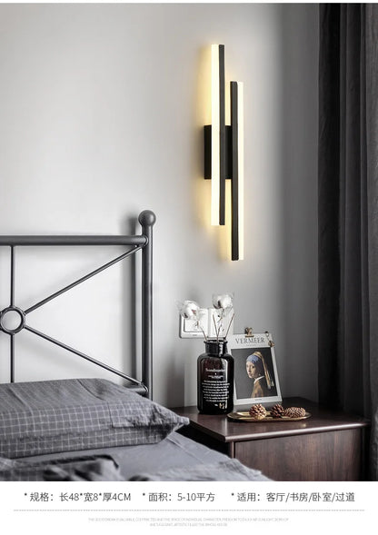 LED Copper Pipe Wall Lamp