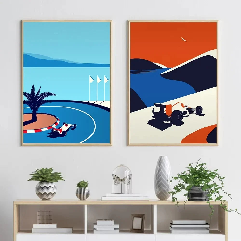 Classic 911 Car Canvas Poster