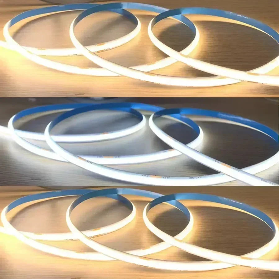 Touch Dimmable 5V USB COB LED Strip Light 5m