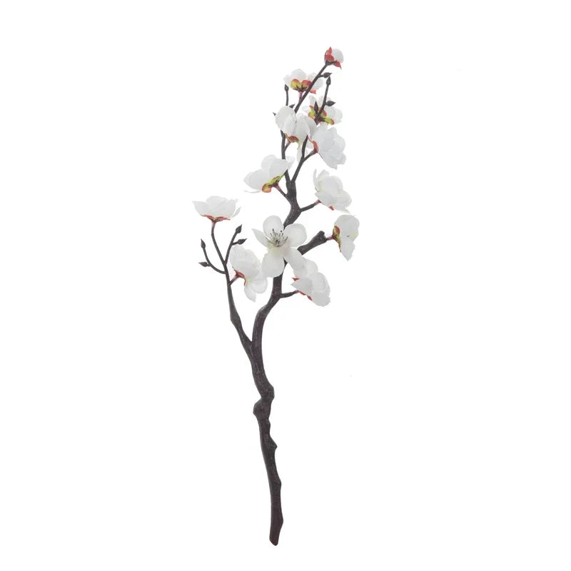 Artificial Plum and Peach Blossom Silk Flowers