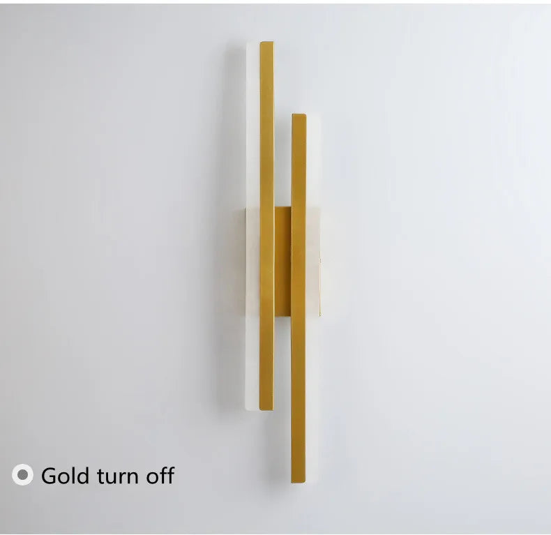 LED Copper Pipe Wall Lamp
