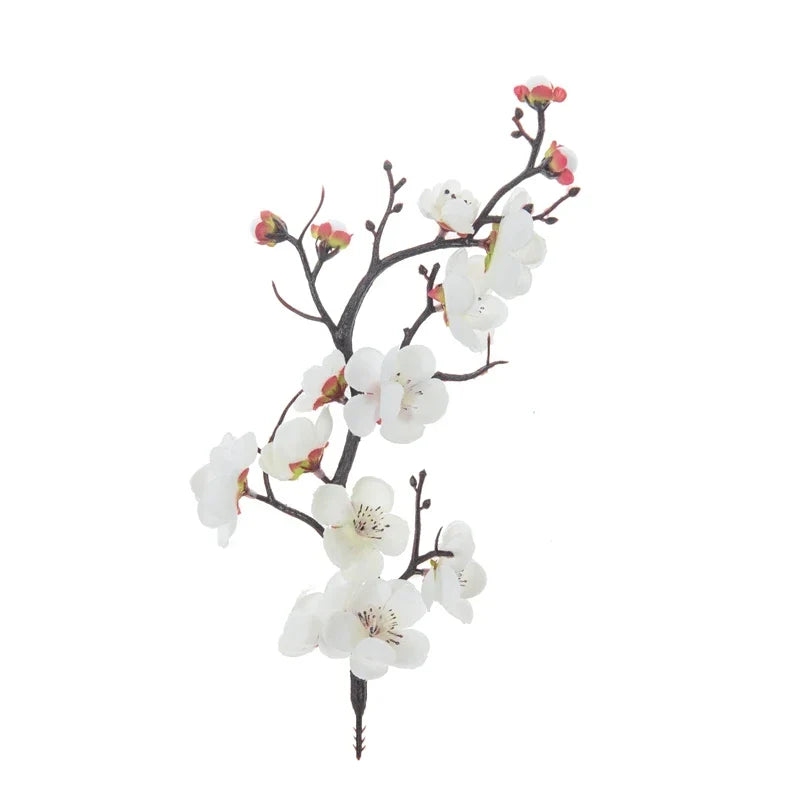 Artificial Plum and Peach Blossom Silk Flowers