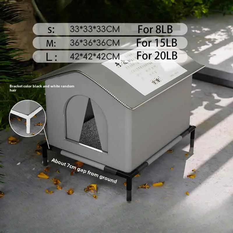 Waterproof Outdoor Pet House Foldable Warm Bed