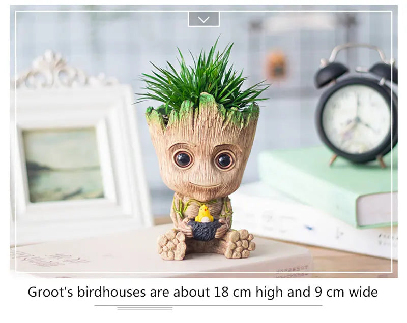 Mini Groot Figurine Decor
