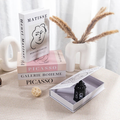Luxury Fake Book Storage Box