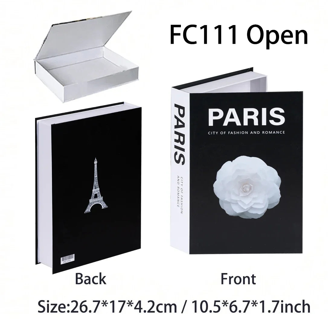 Luxury Fake Book Storage Box
