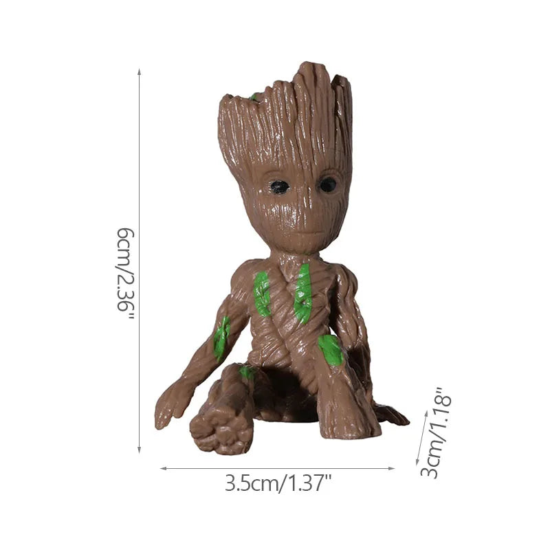Mini Groot Figurine Decor