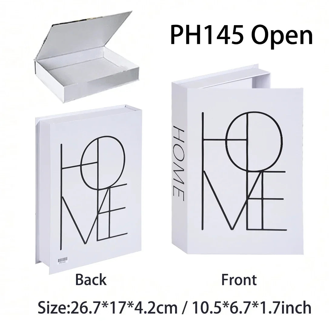 Luxury Fake Book Storage Box