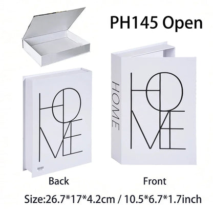 Luxury Fake Book Storage Box