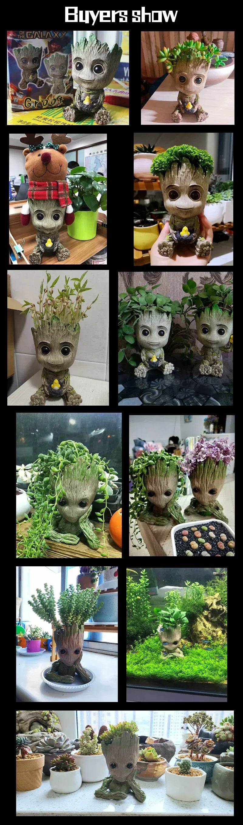 Mini Groot Figurine Decor