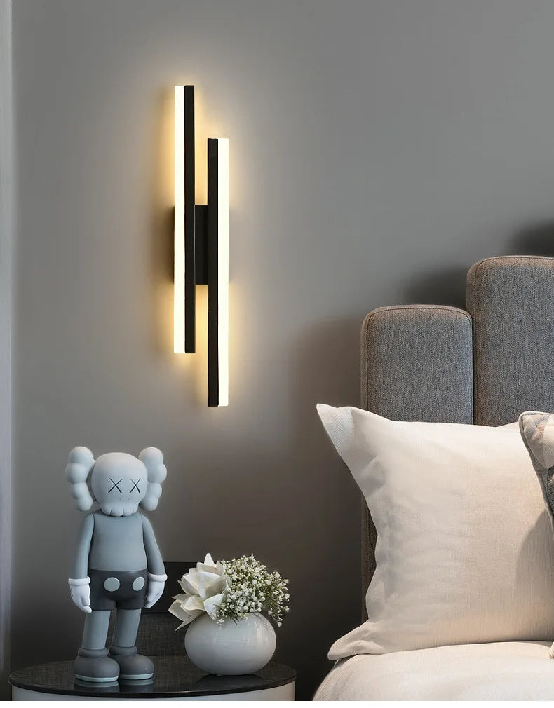 LED Copper Pipe Wall Lamp