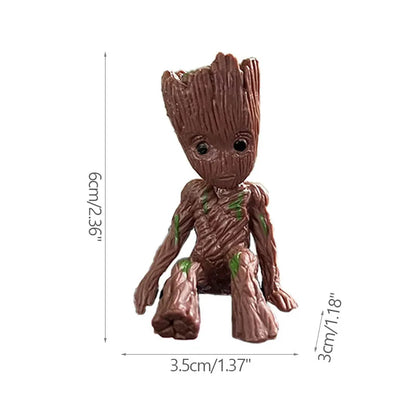 Mini Groot Figurine Decor