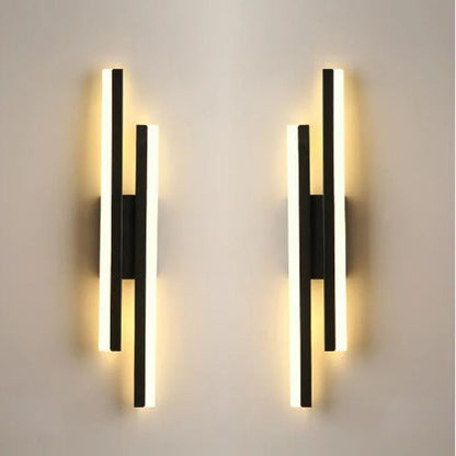 LED Copper Pipe Wall Lamp