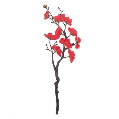 Artificial Plum and Peach Blossom Silk Flowers