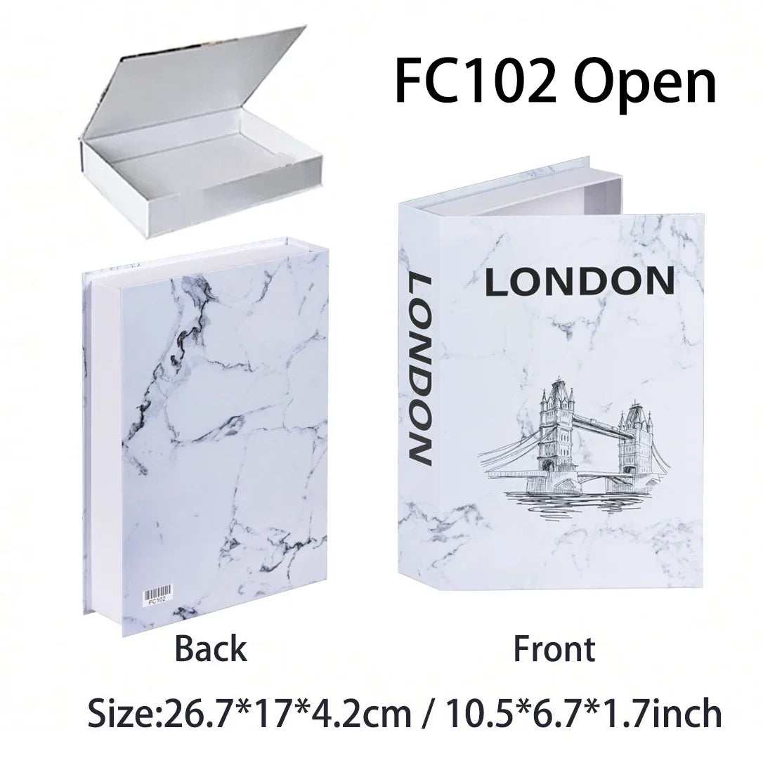 Luxury Fake Book Storage Box