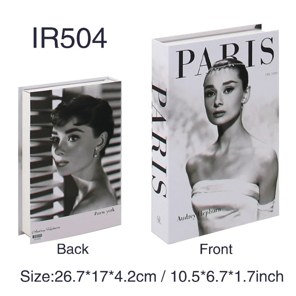 Luxury Fake Book Storage Box