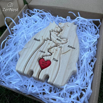 Personalized Wooden Family Puzzle