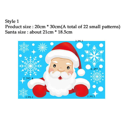 Snowflake Window Stickers 38pcs Christmas Decor
