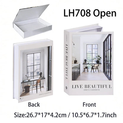 Luxury Fake Book Storage Box