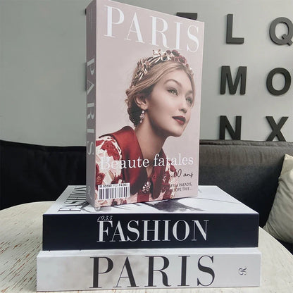 Luxury Fake Book Storage Box