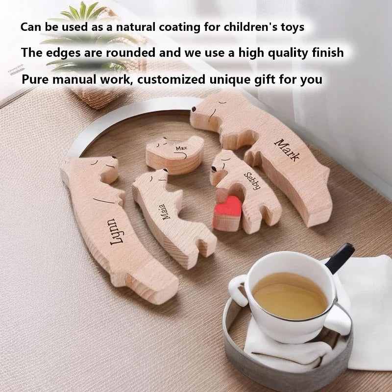 Personalized Wooden Family Puzzle