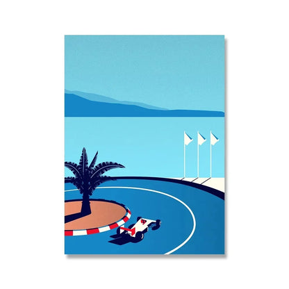 Classic 911 Car Canvas Poster
