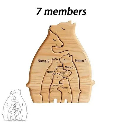 Personalized Wooden Family Puzzle