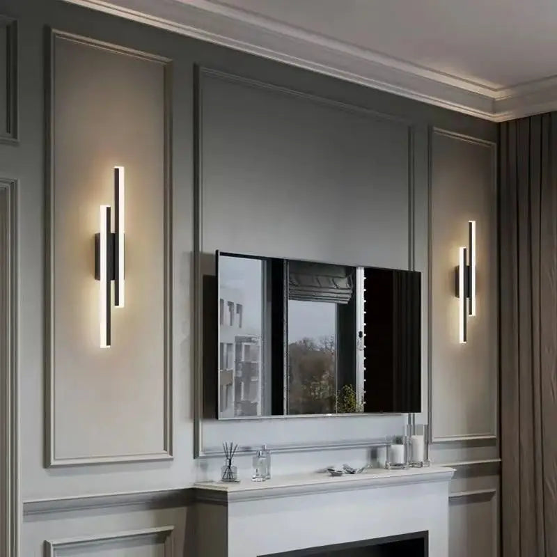 LED Copper Pipe Wall Lamp